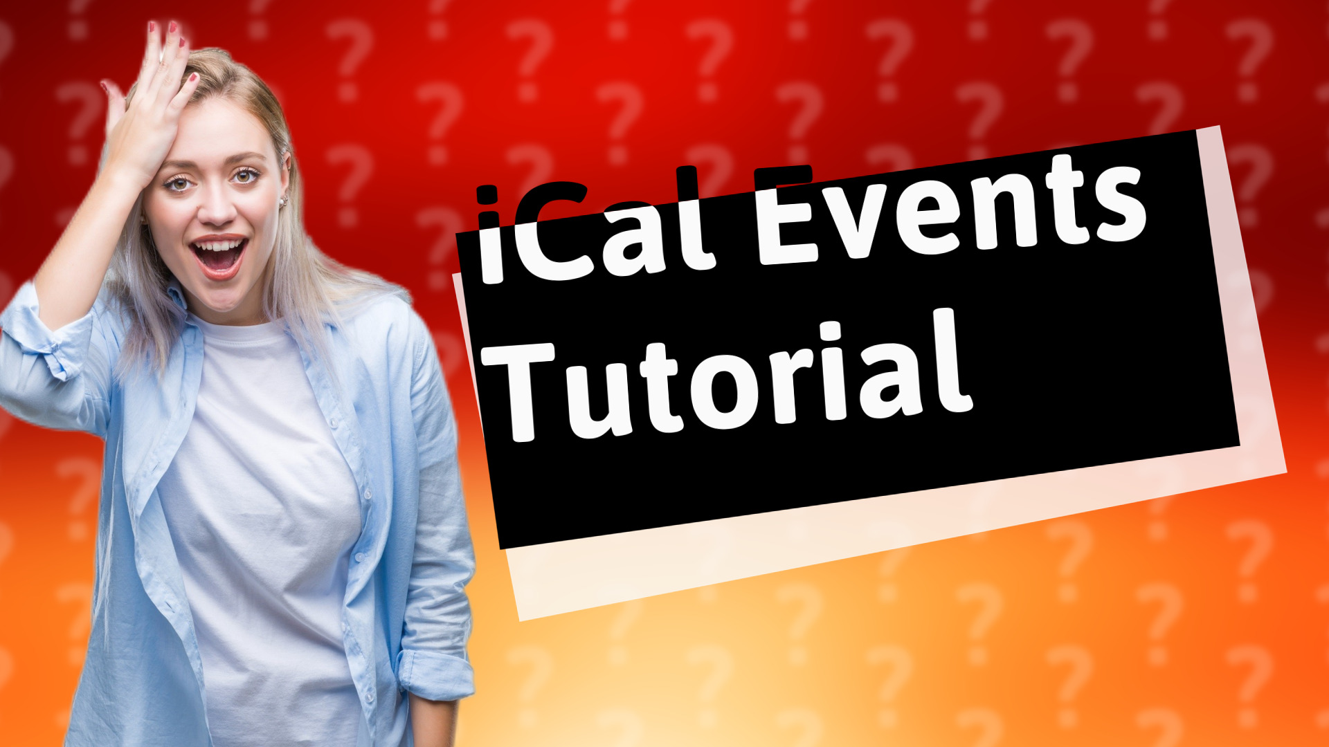 iCal Events Tutorial