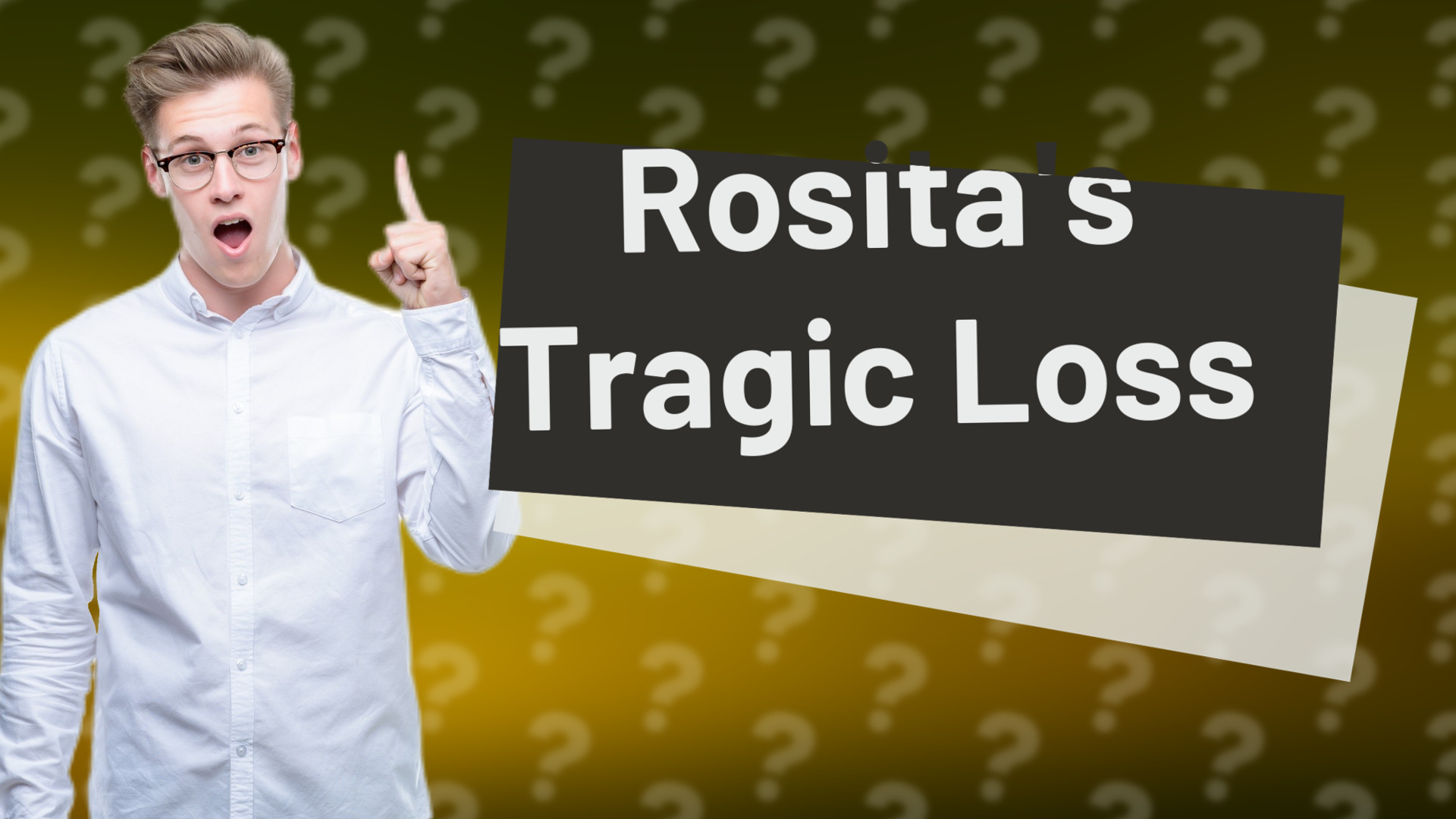 Rosita's Tragic Loss