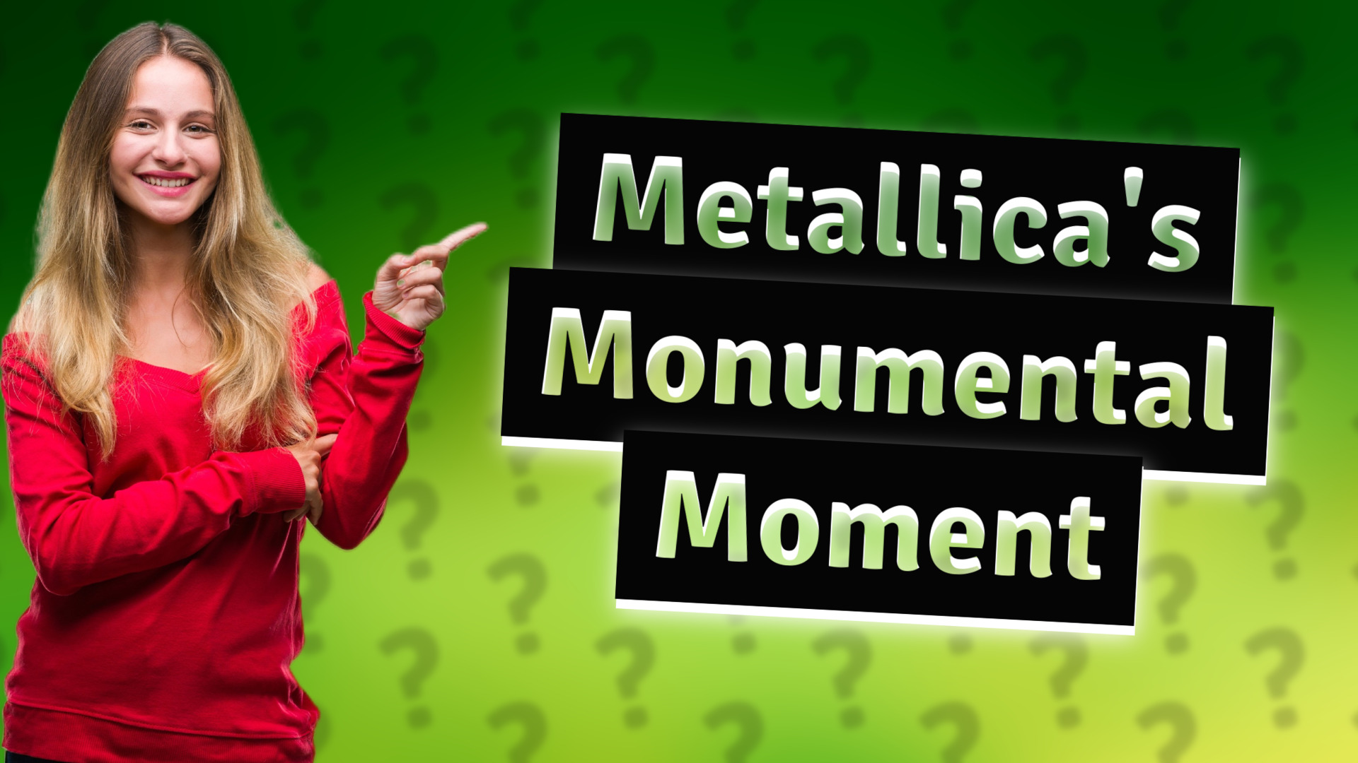 Metallica's Monumental Moment