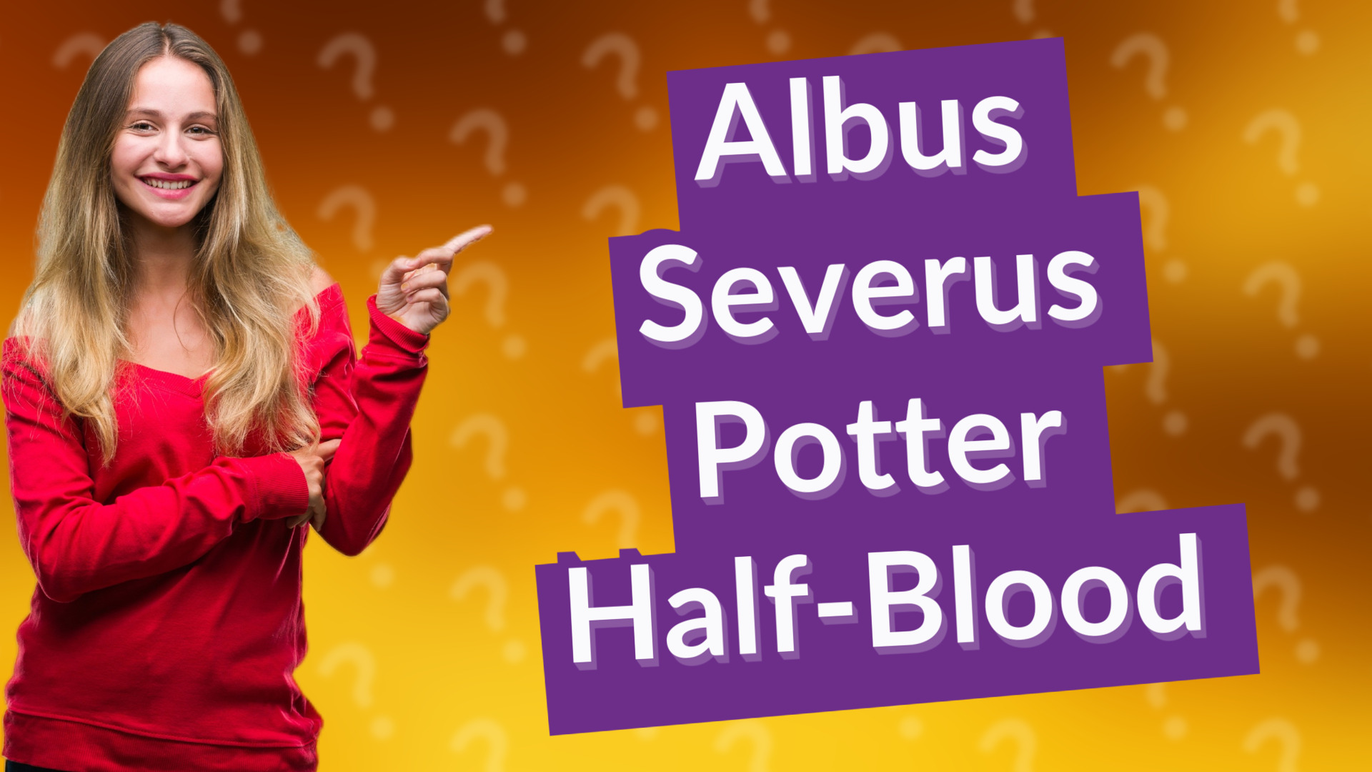 Albus Severus Potter Half-Blood