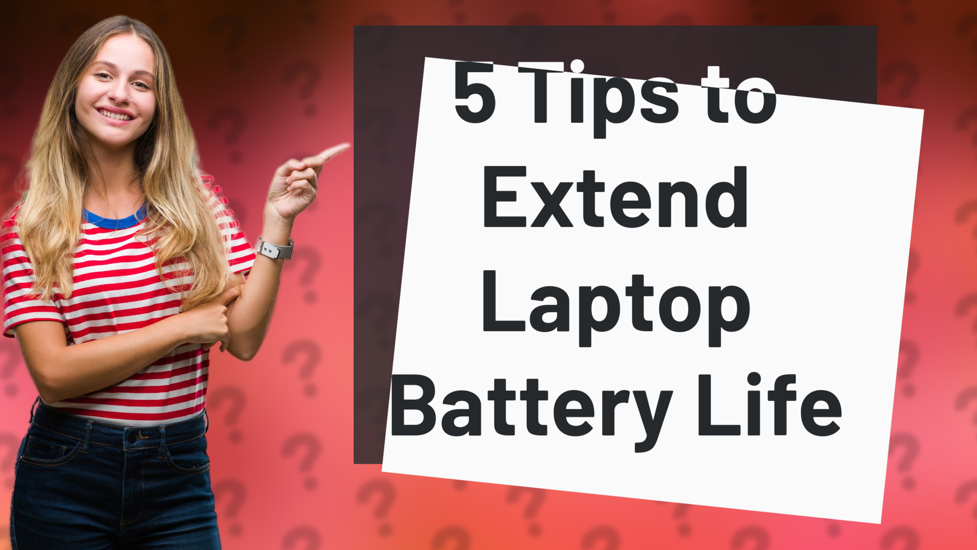 5 Tips to Extend Laptop Battery Life