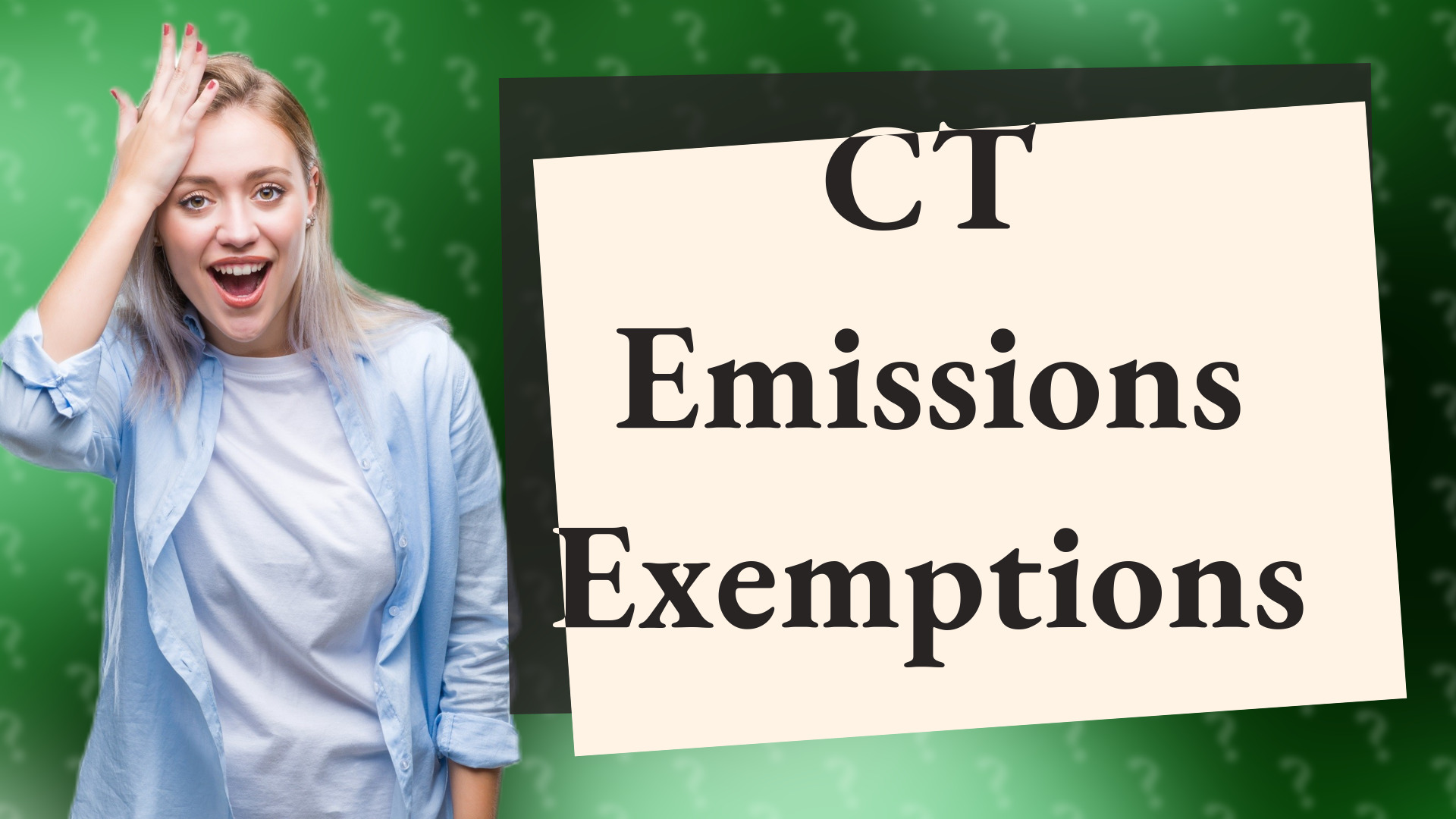 CT Emissions Exemptions