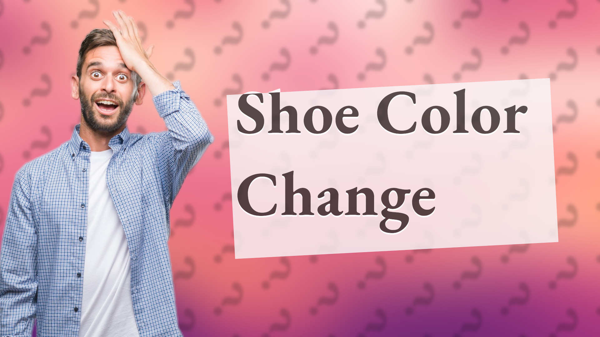 Shoe Color Change