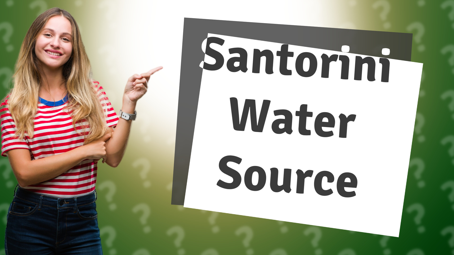 Santorini Water Source