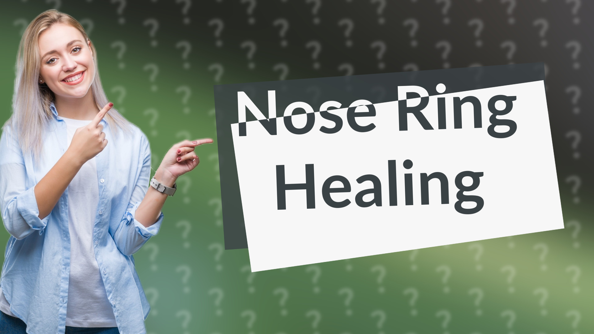Nose Ring Healing