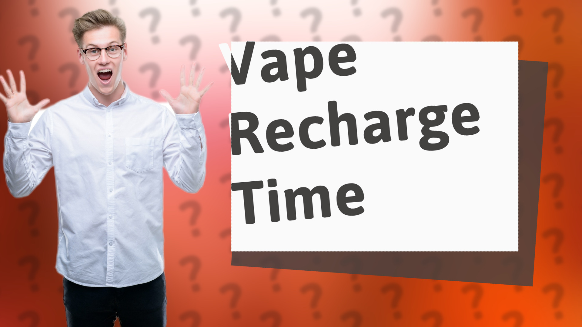 Vape Recharge Time