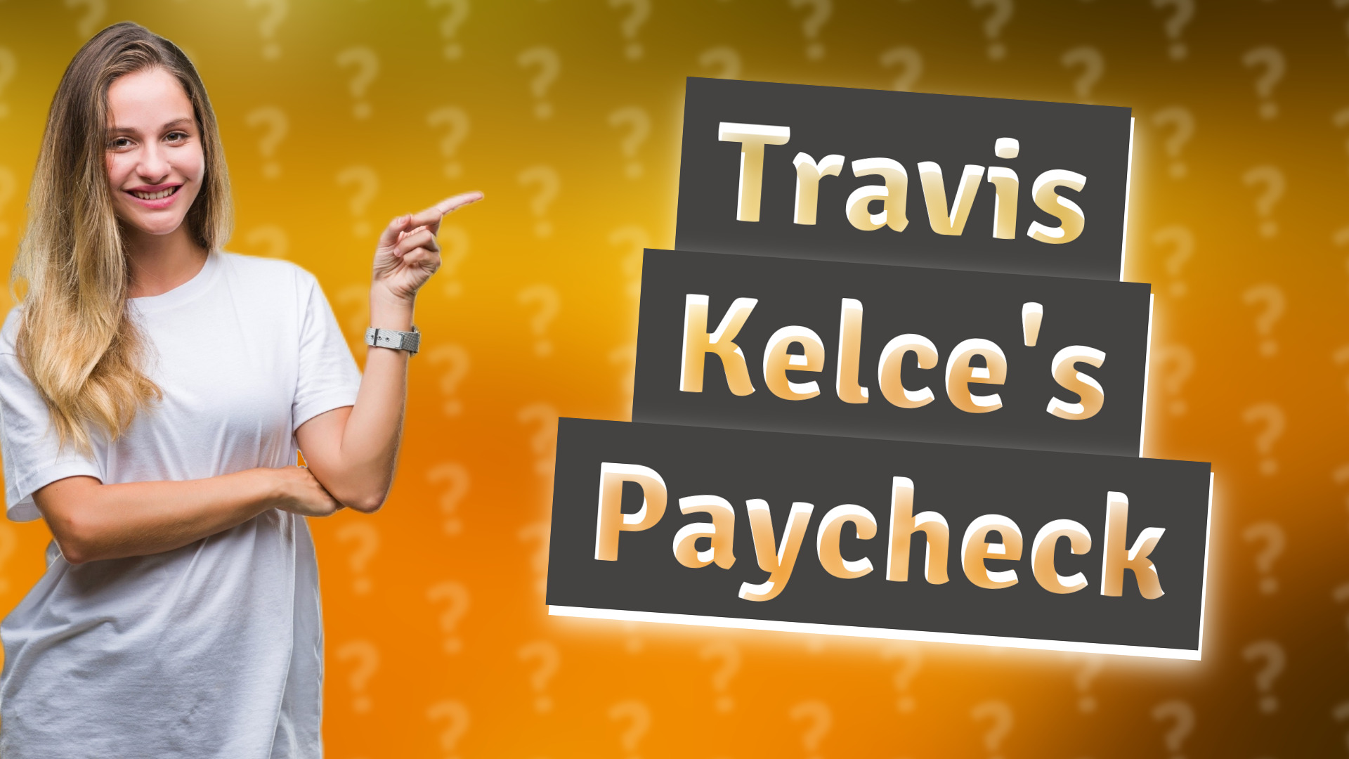 Travis Kelce's Paycheck