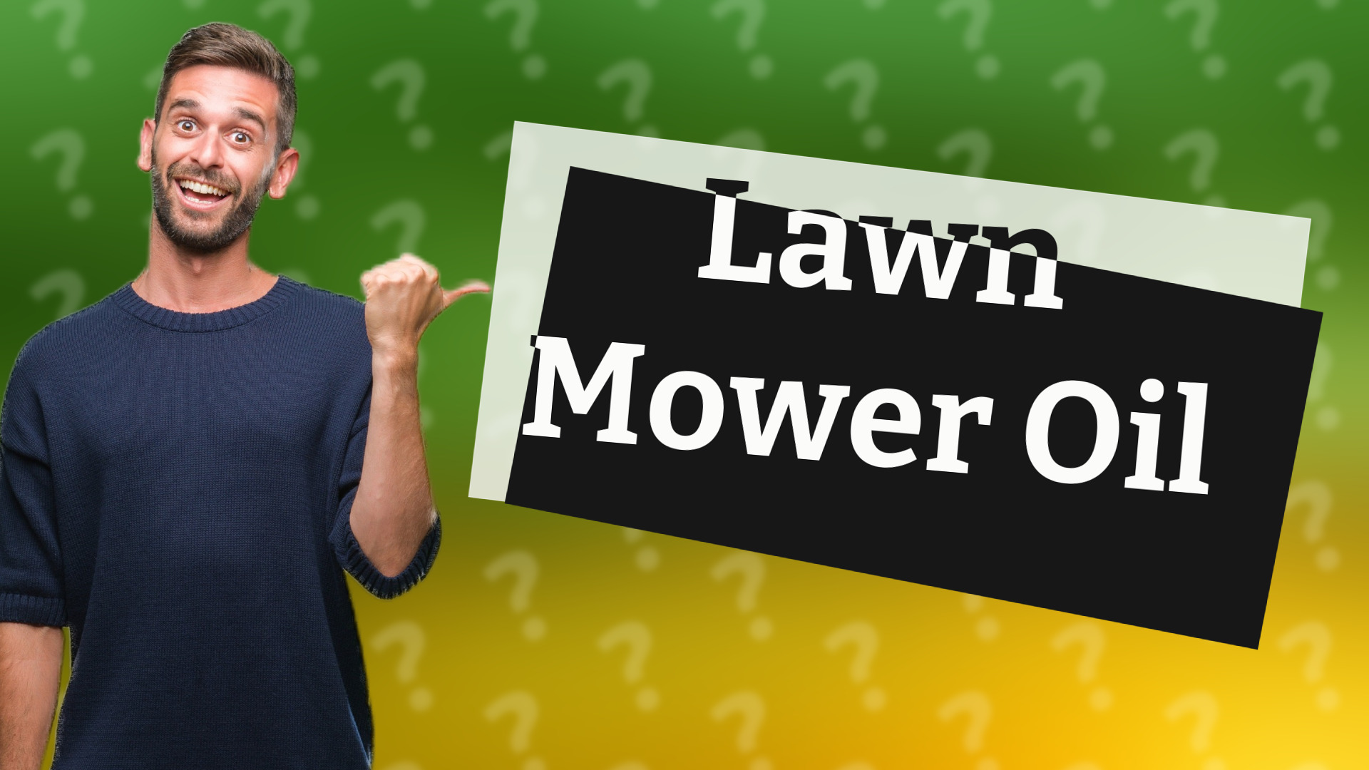 Lawn Mower Oil