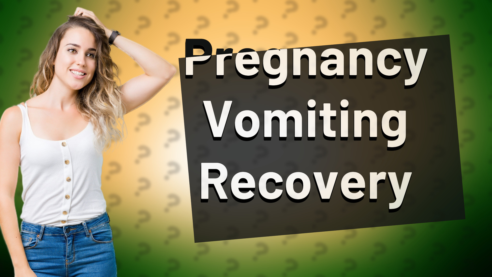 Pregnancy Vomiting Recovery
