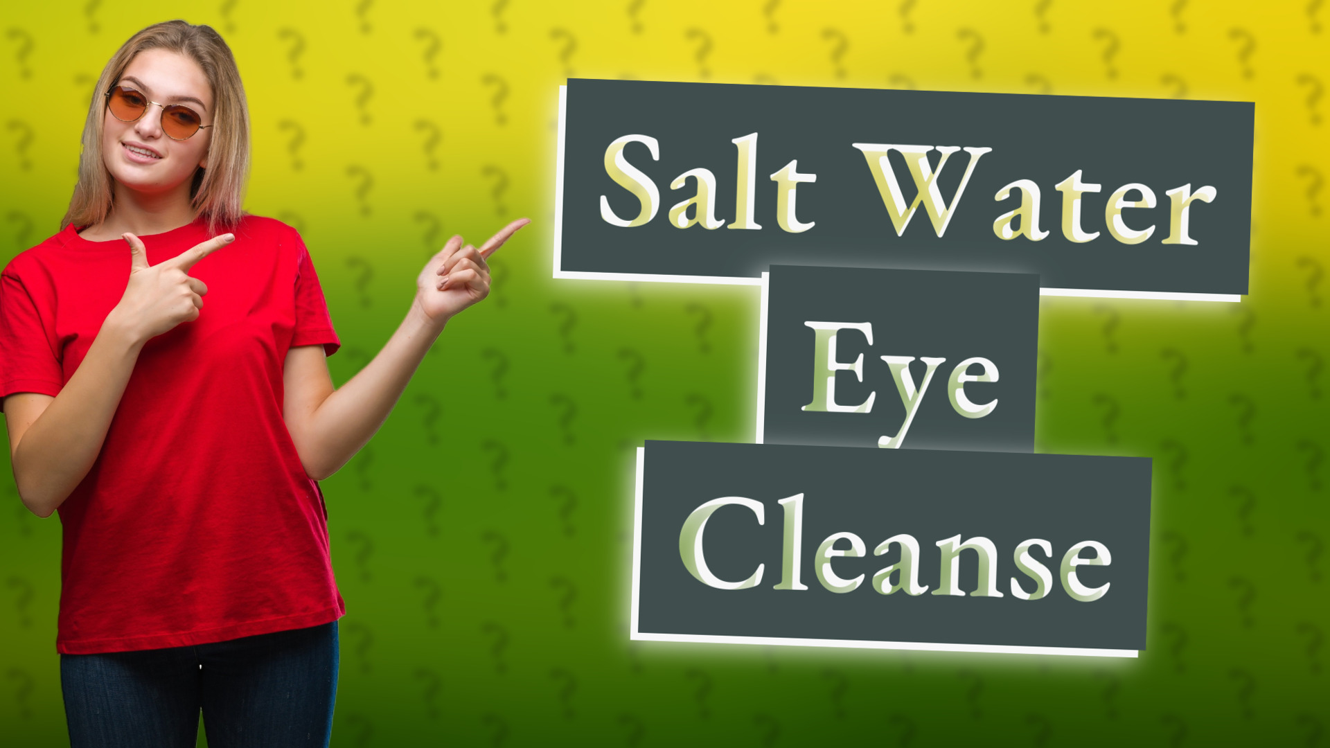 Salt Water Eye Cleanse