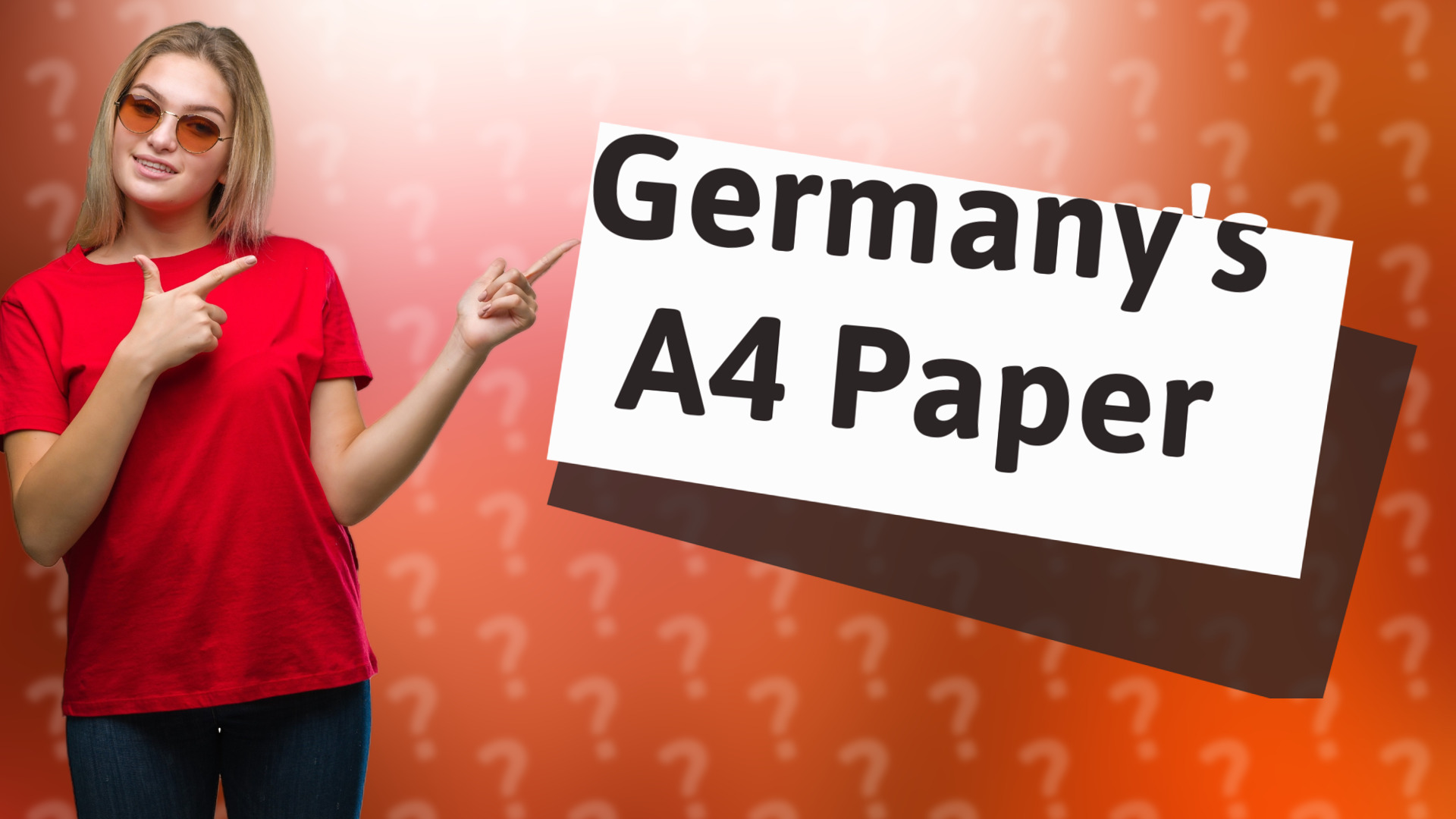 Germany's A4 Paper
