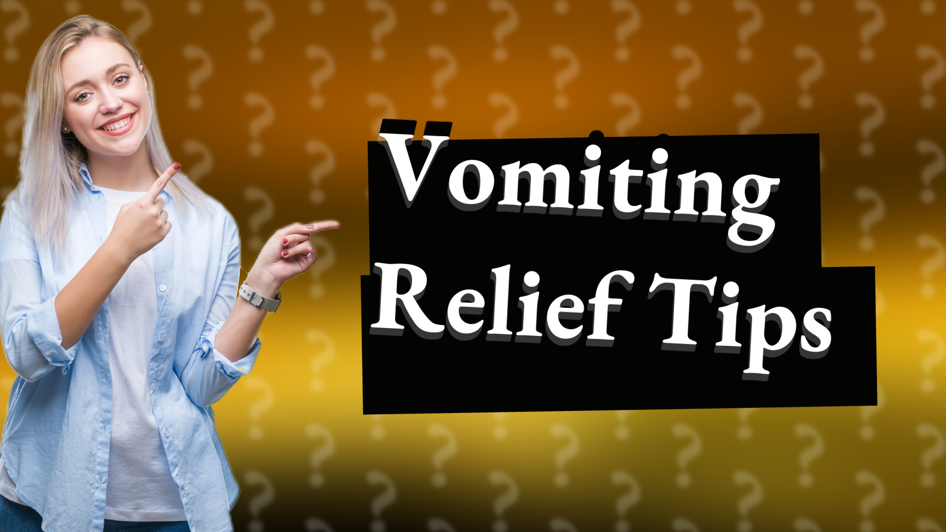 Vomiting Relief Tips