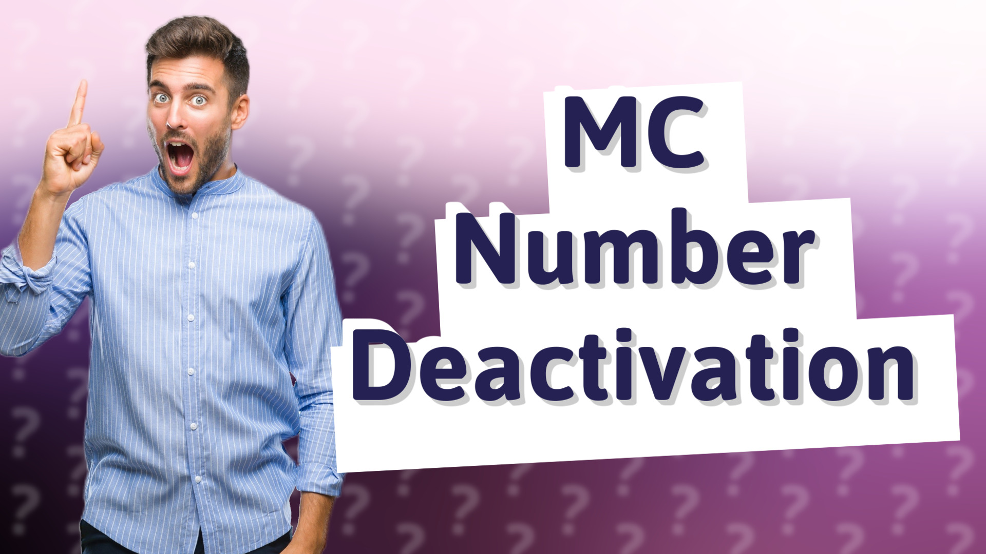 MC Number Deactivation