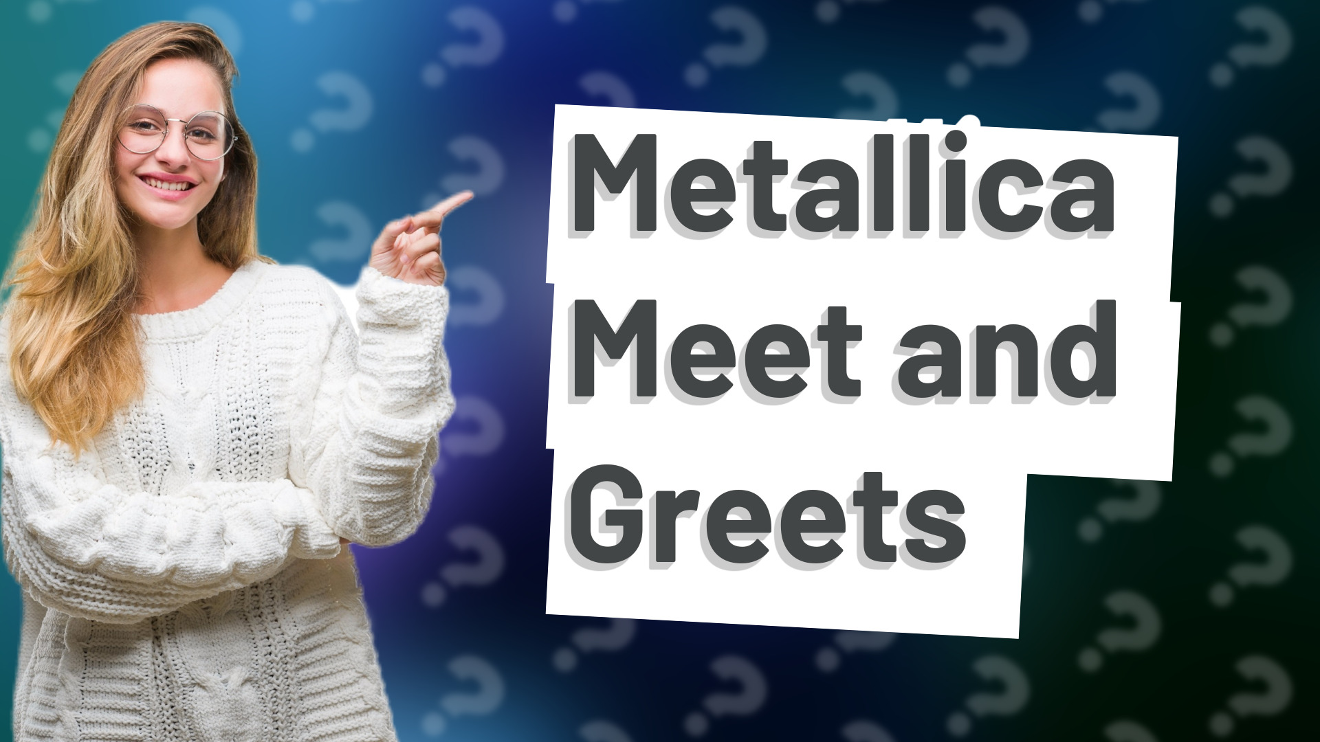 Metallica Meet and Greets