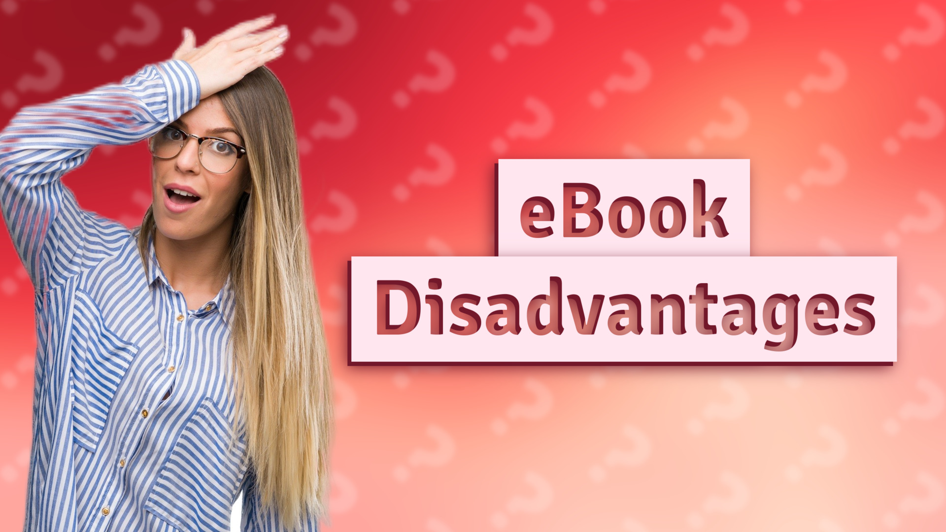 eBook Disadvantages