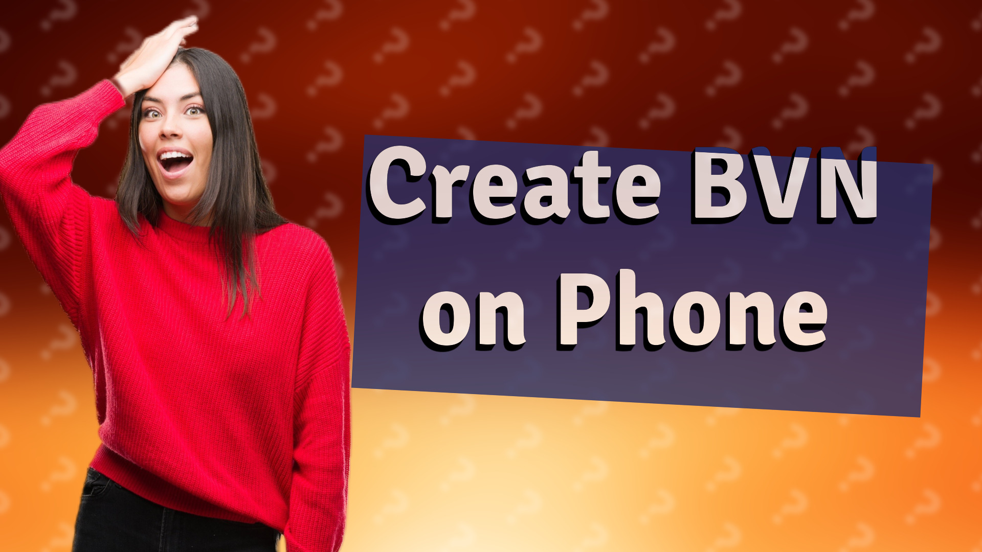 Create BVN on Phone