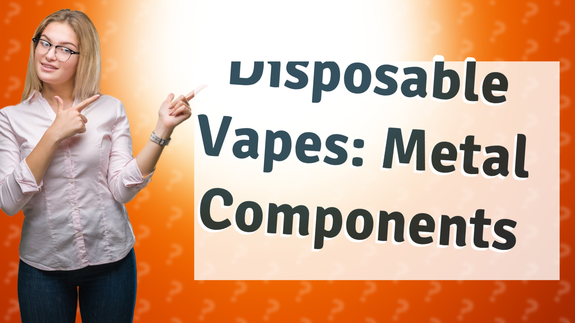 Disposable Vapes: Metal Components