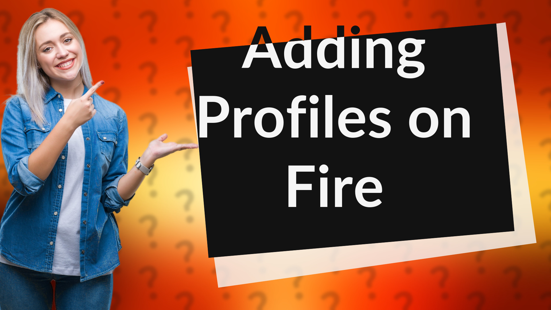 Adding Profiles on Fire