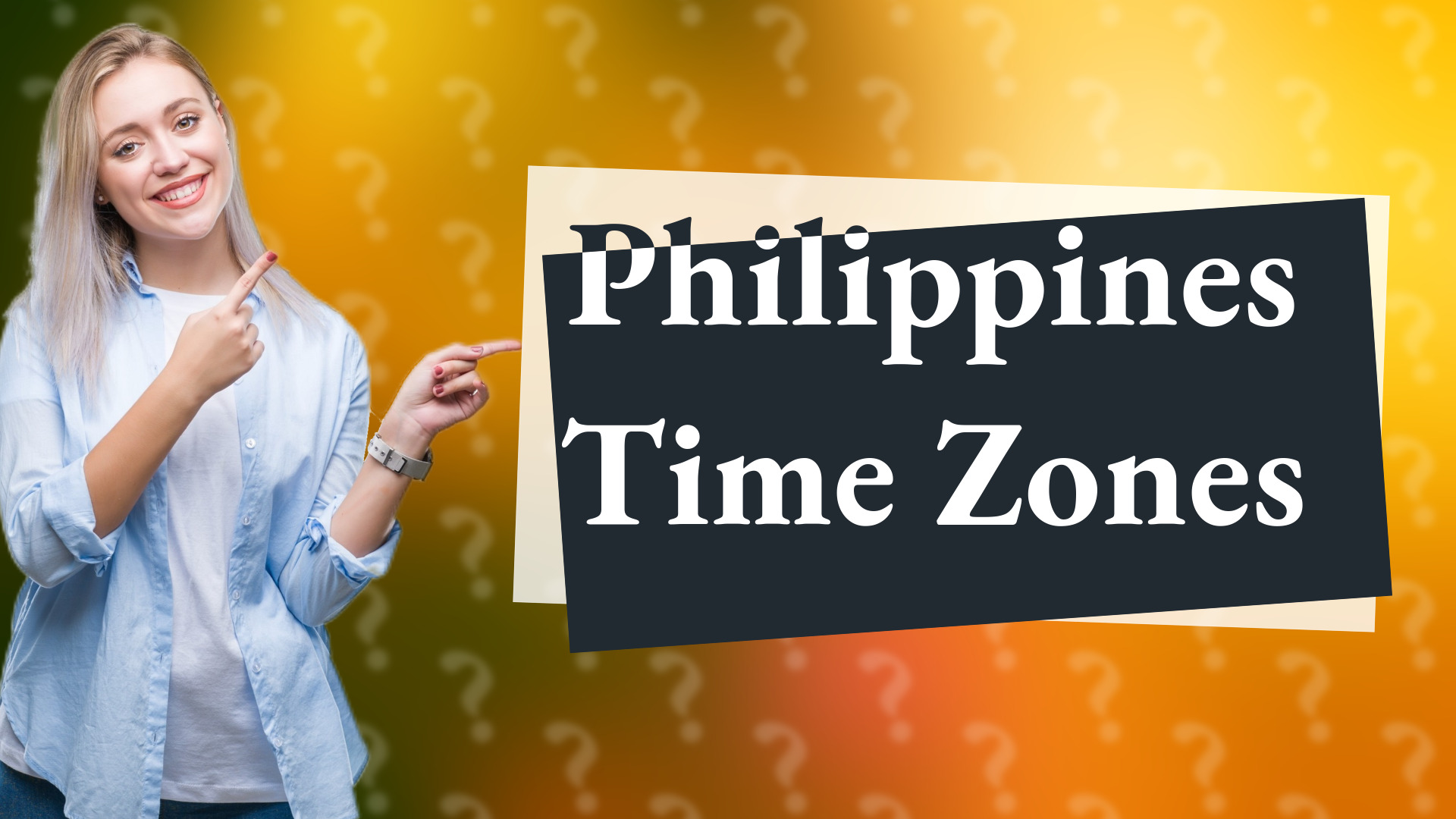 Philippines Time Zones