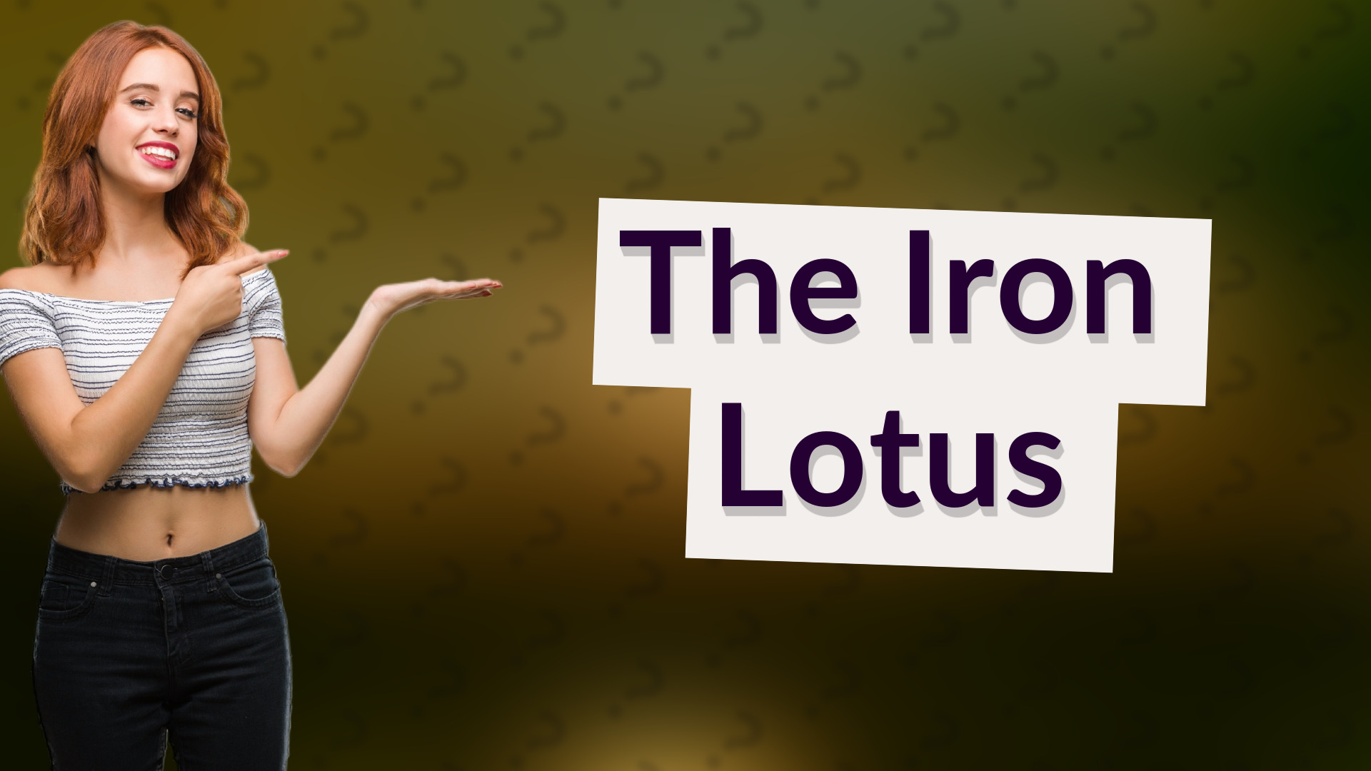 The Iron Lotus