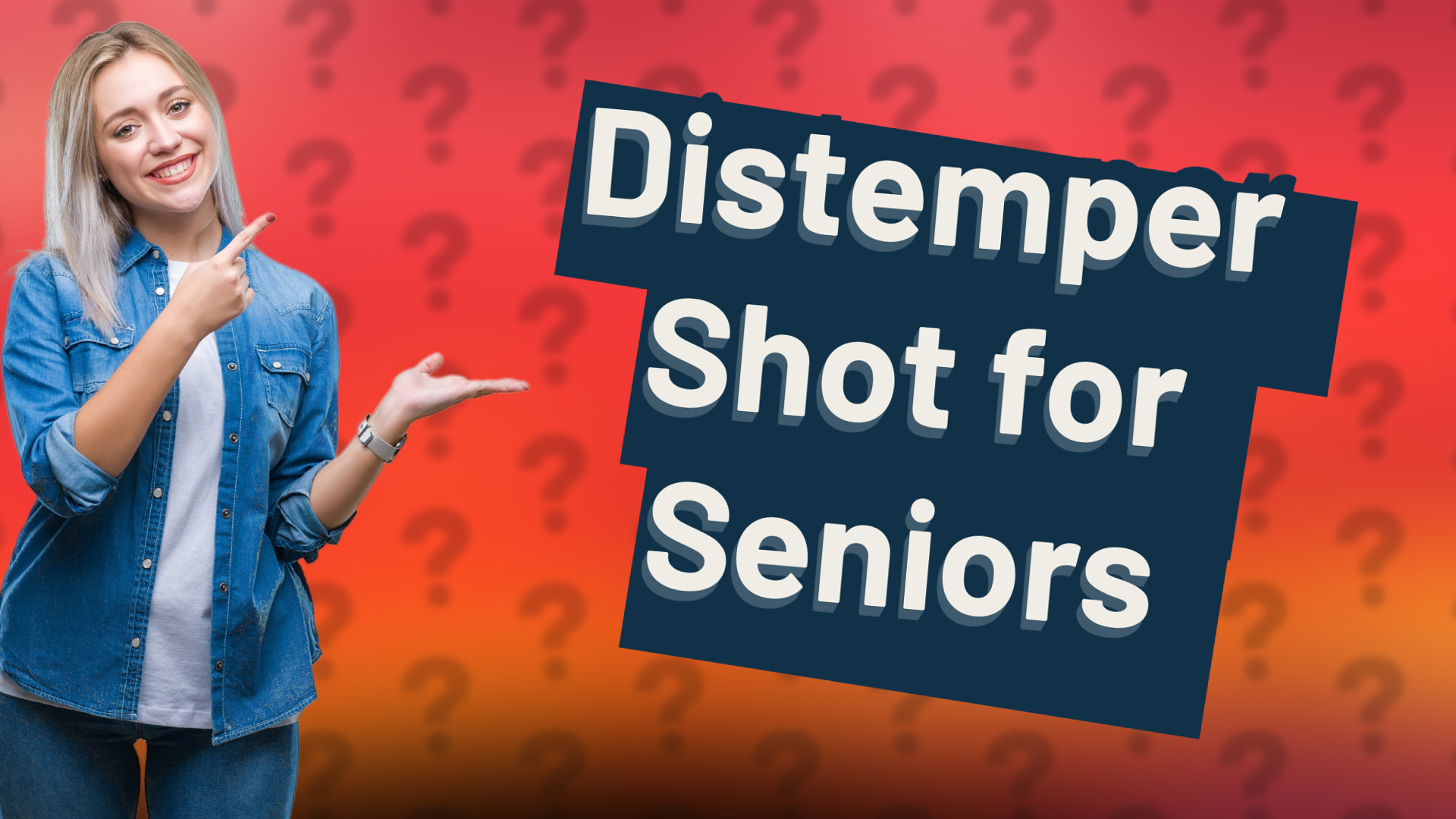 Distemper Shot for Seniors