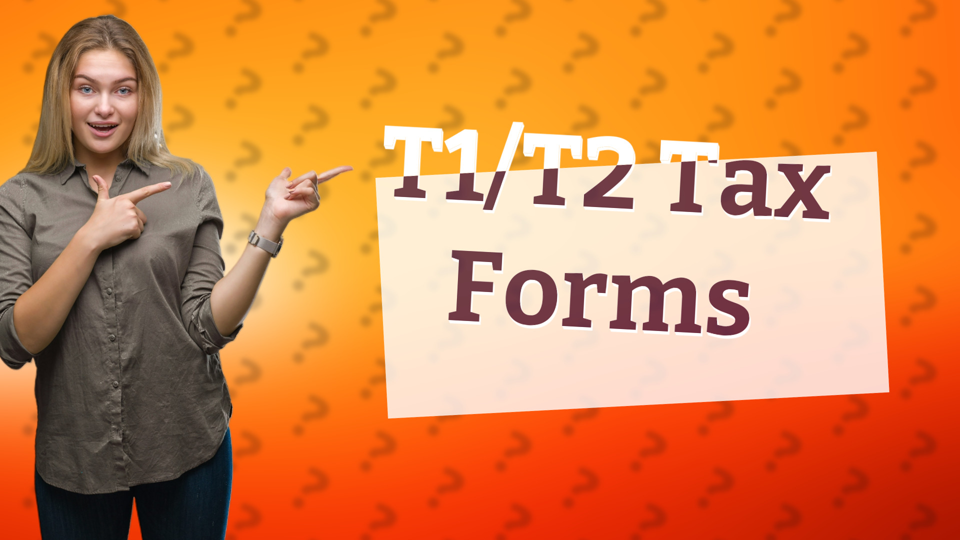 T1/T2 Tax Forms