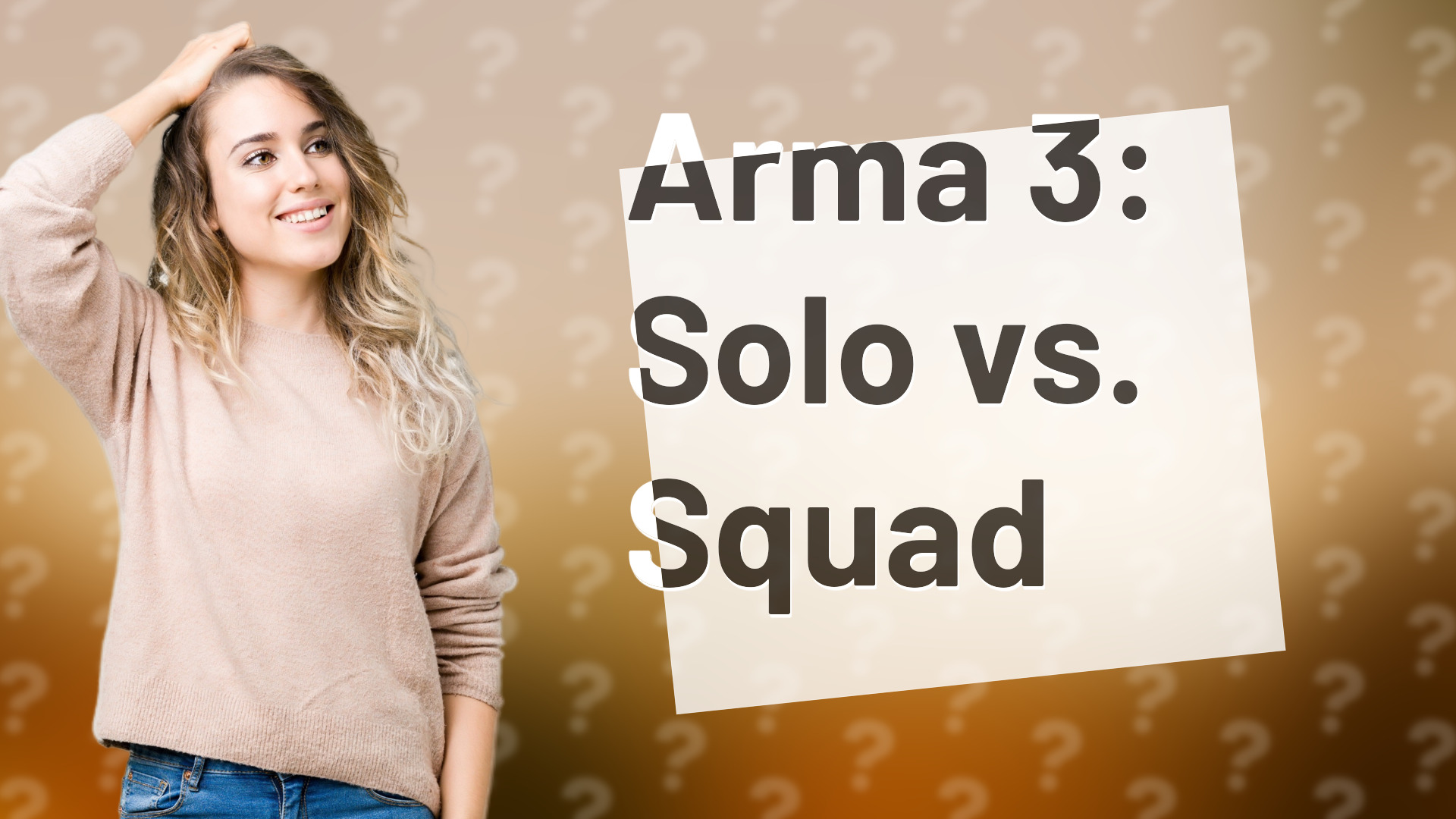 Arma 3: Solo vs. Squad