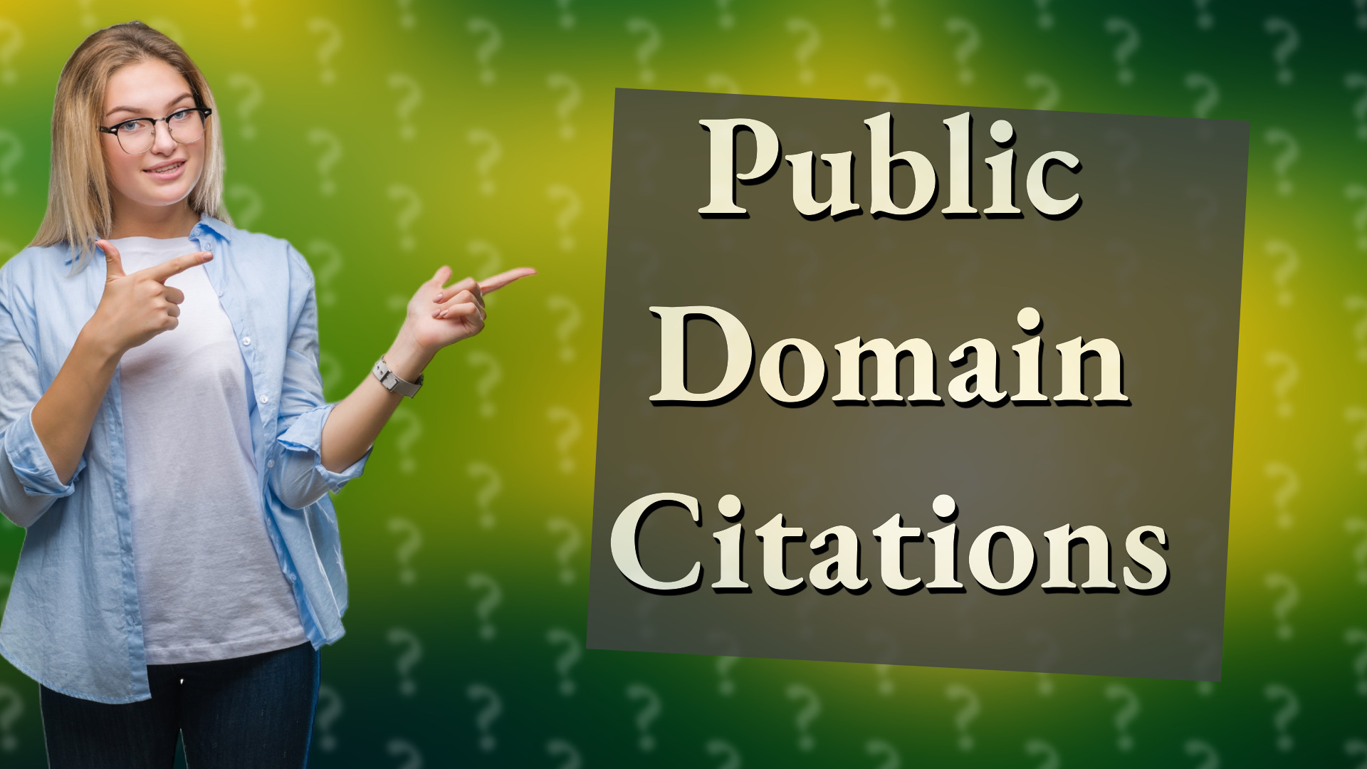 Public Domain Citations