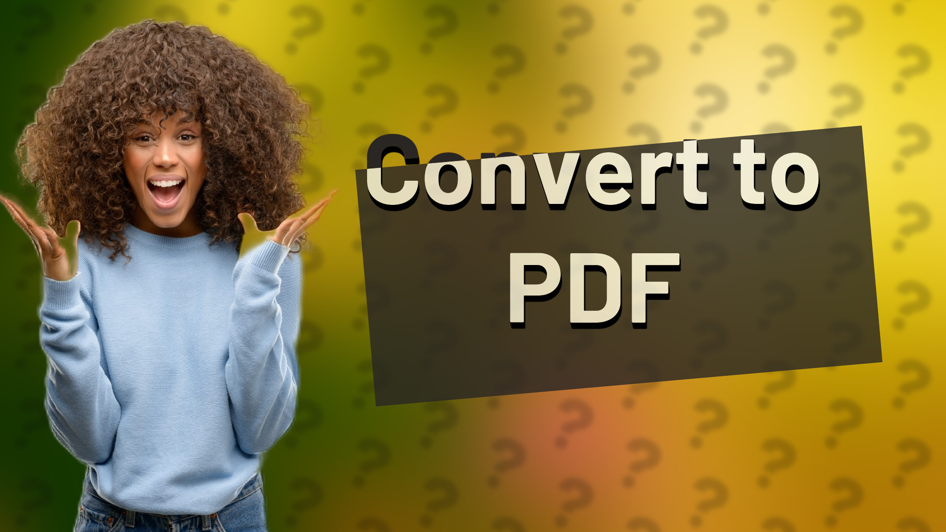 Convert to PDF
