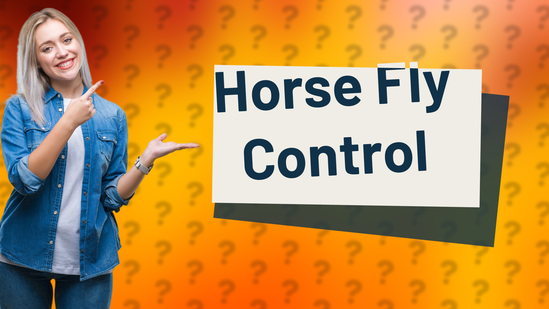 Horse Fly Control