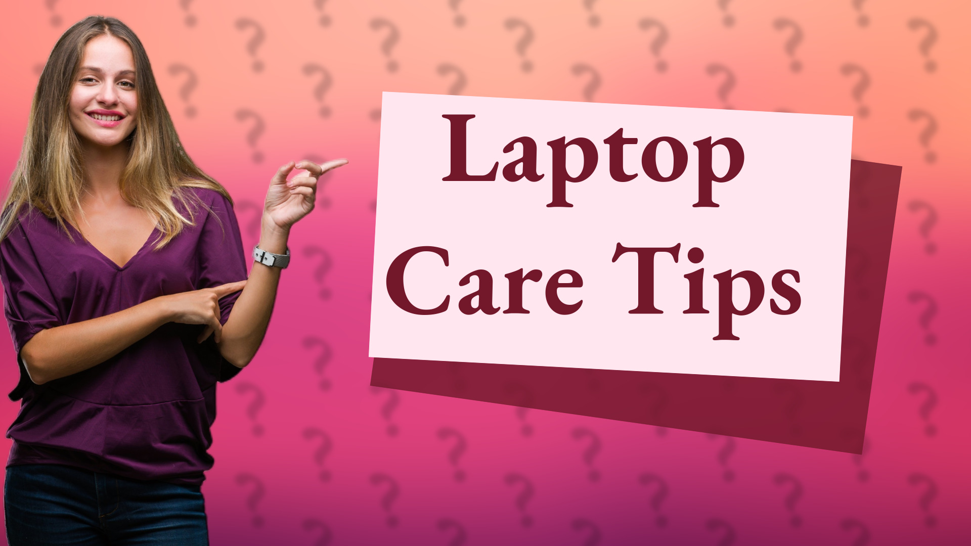 Laptop Care Tips
