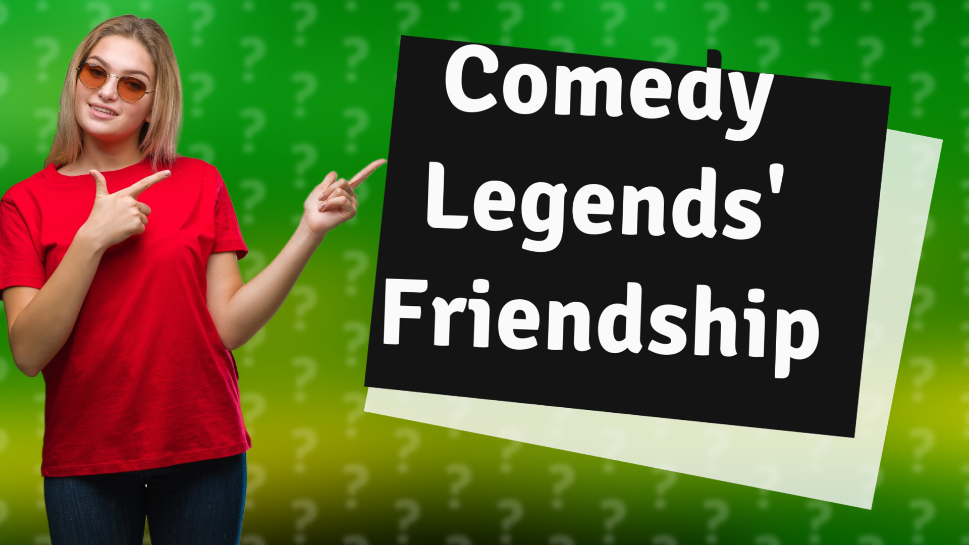 Comedy Legends' Friendship
