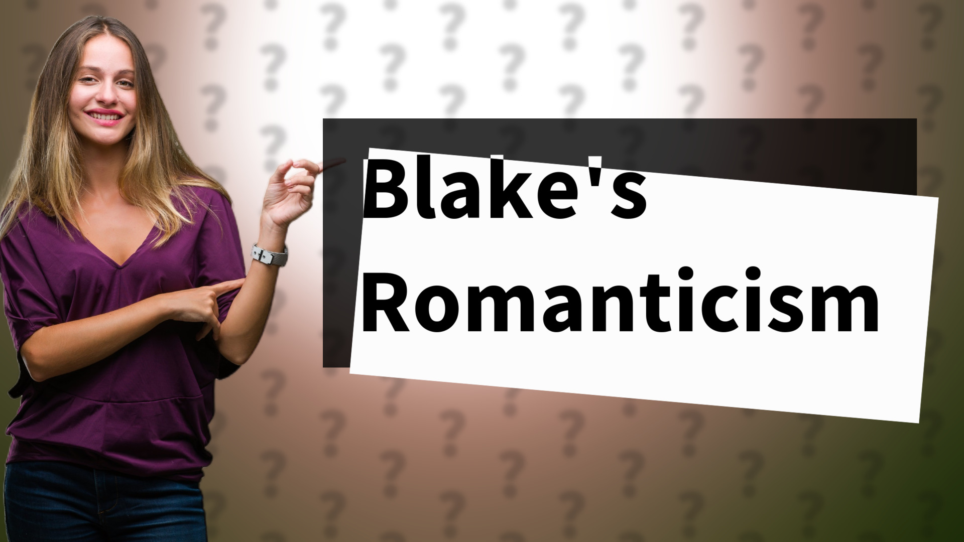 Blake's Romanticism