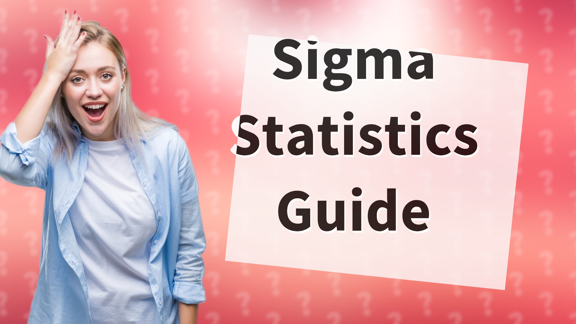 Sigma Statistics Guide
