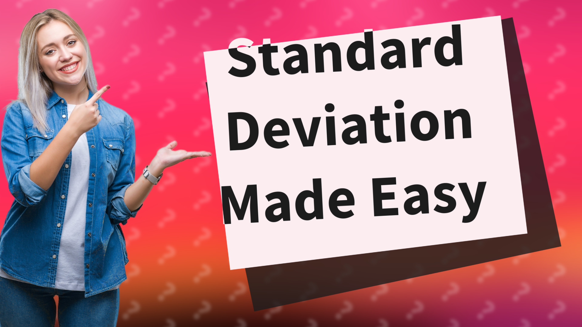 Standard Deviation Made Easy