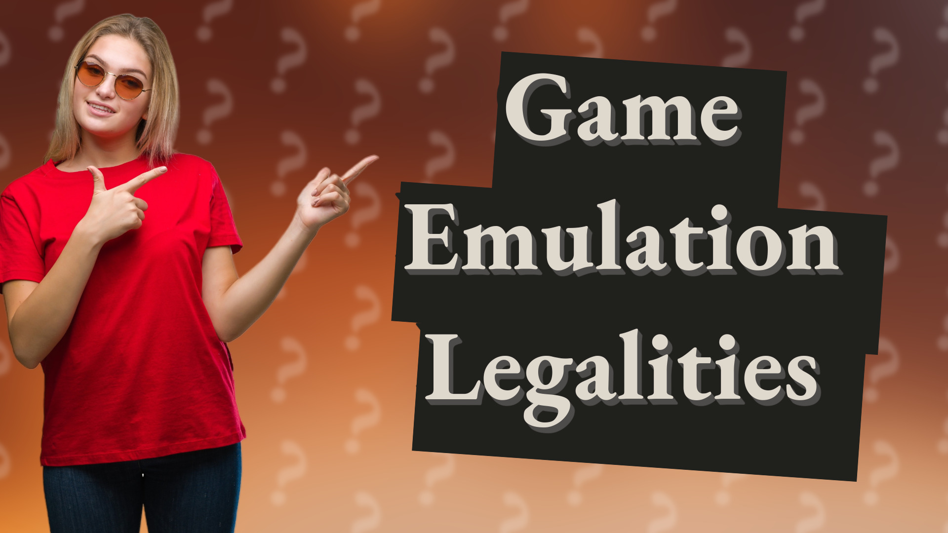 Game Emulation Legalities