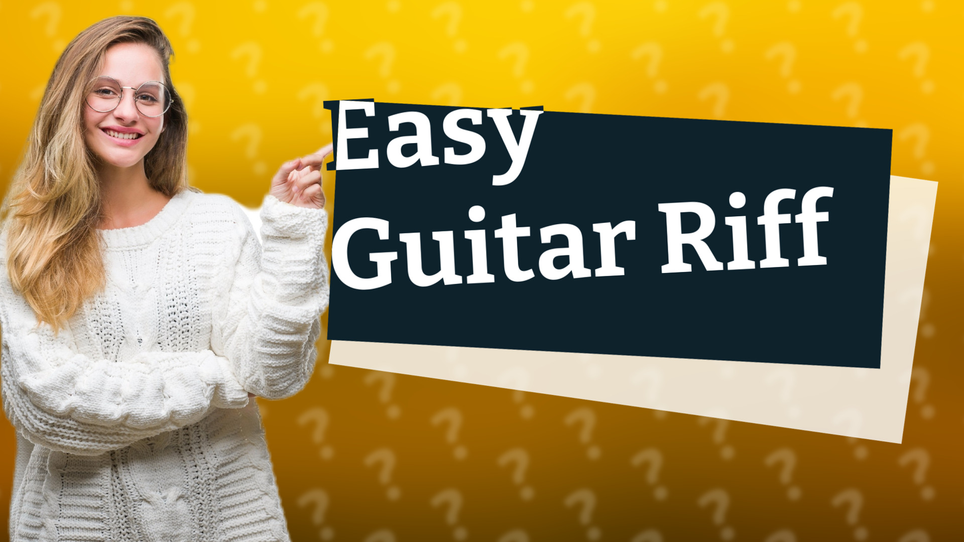 Easy Guitar Riff