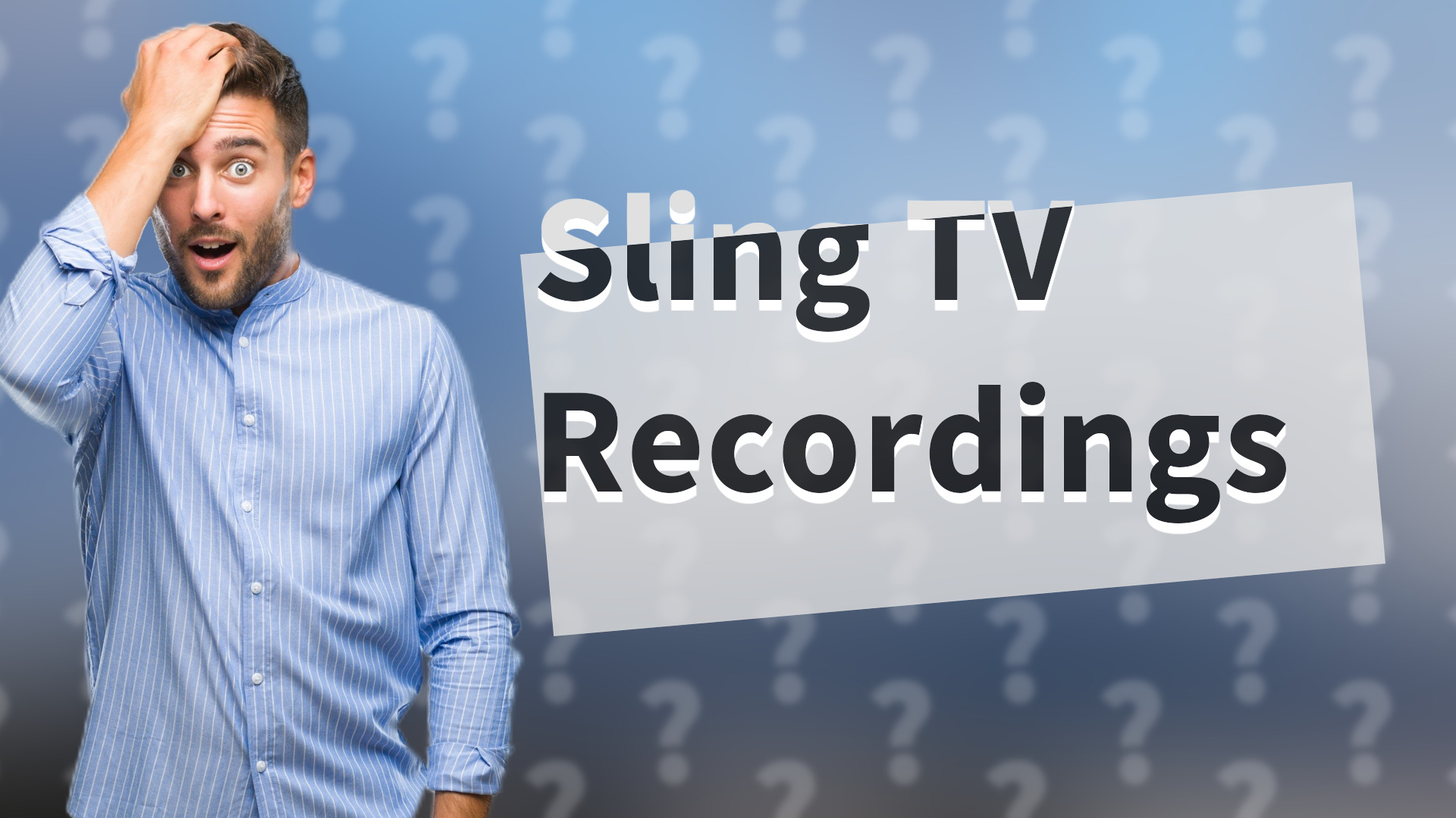 Sling TV Recordings