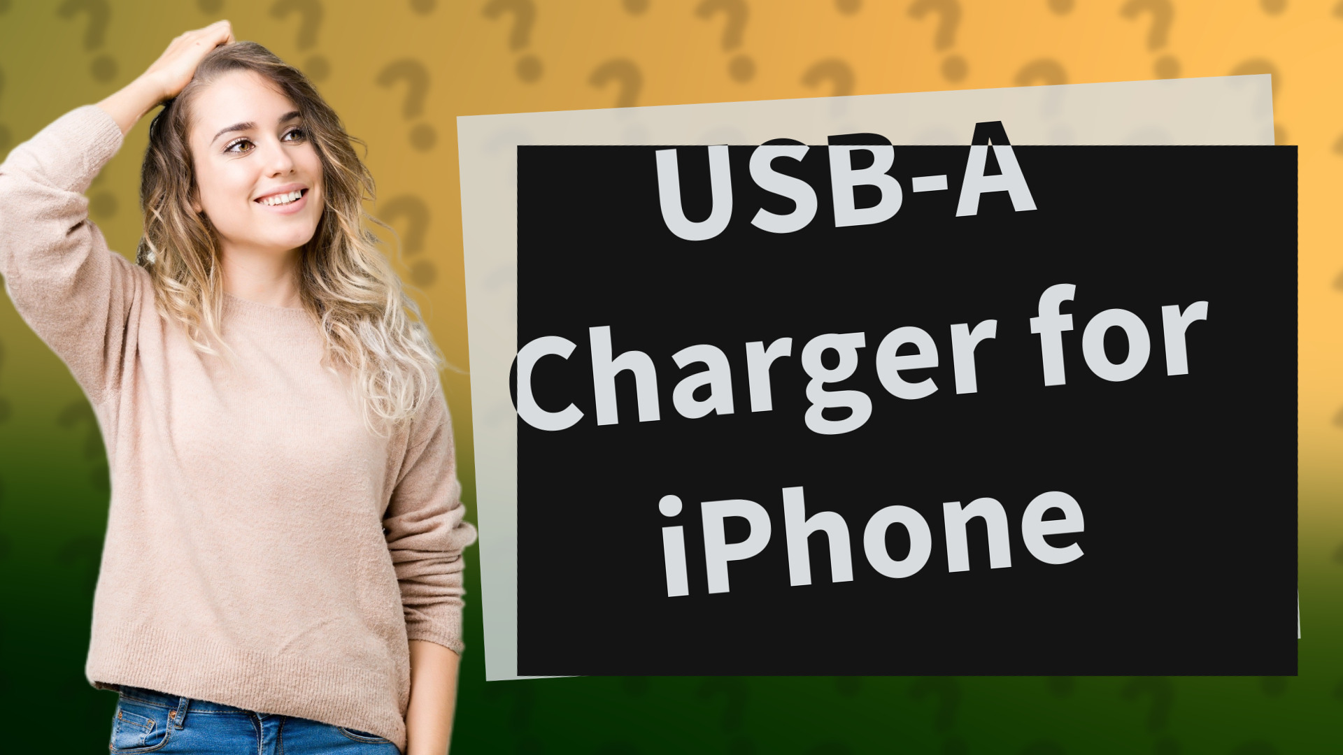 USB-A Charger for iPhone