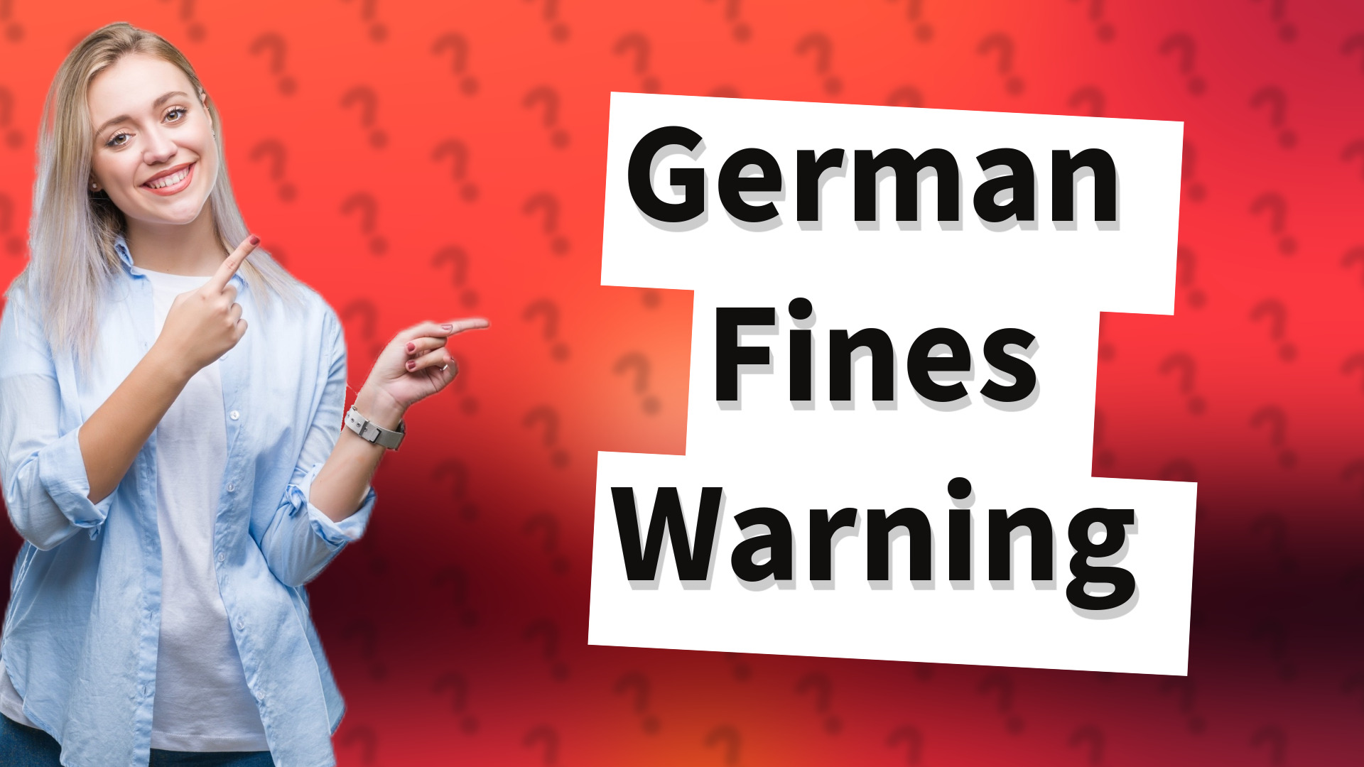 German Fines Warning
