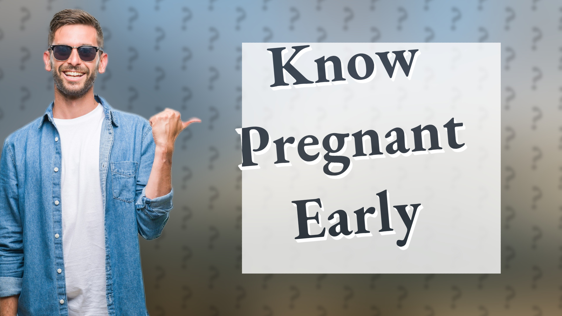 Know Pregnant Early