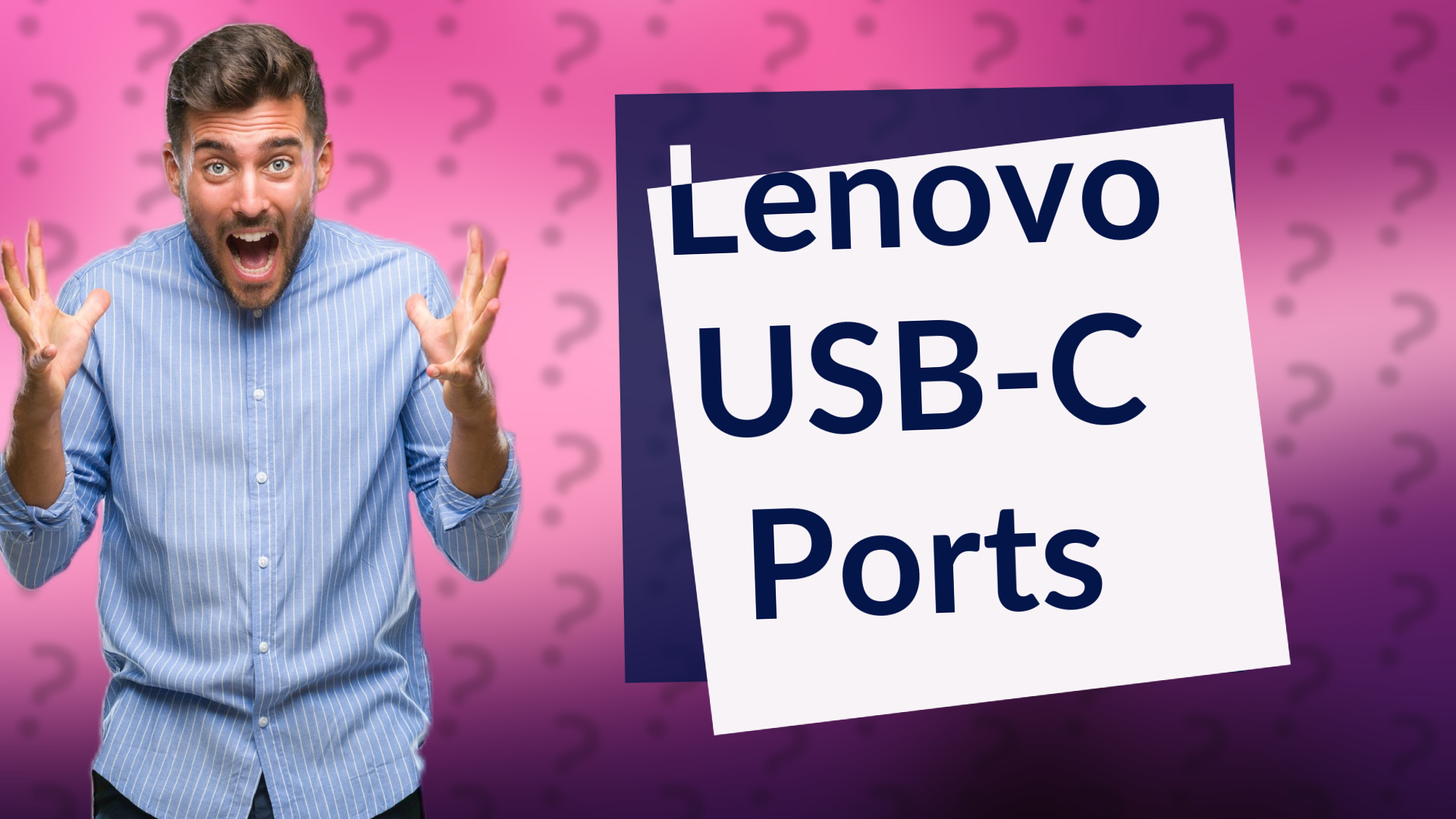 Lenovo USB-C Ports