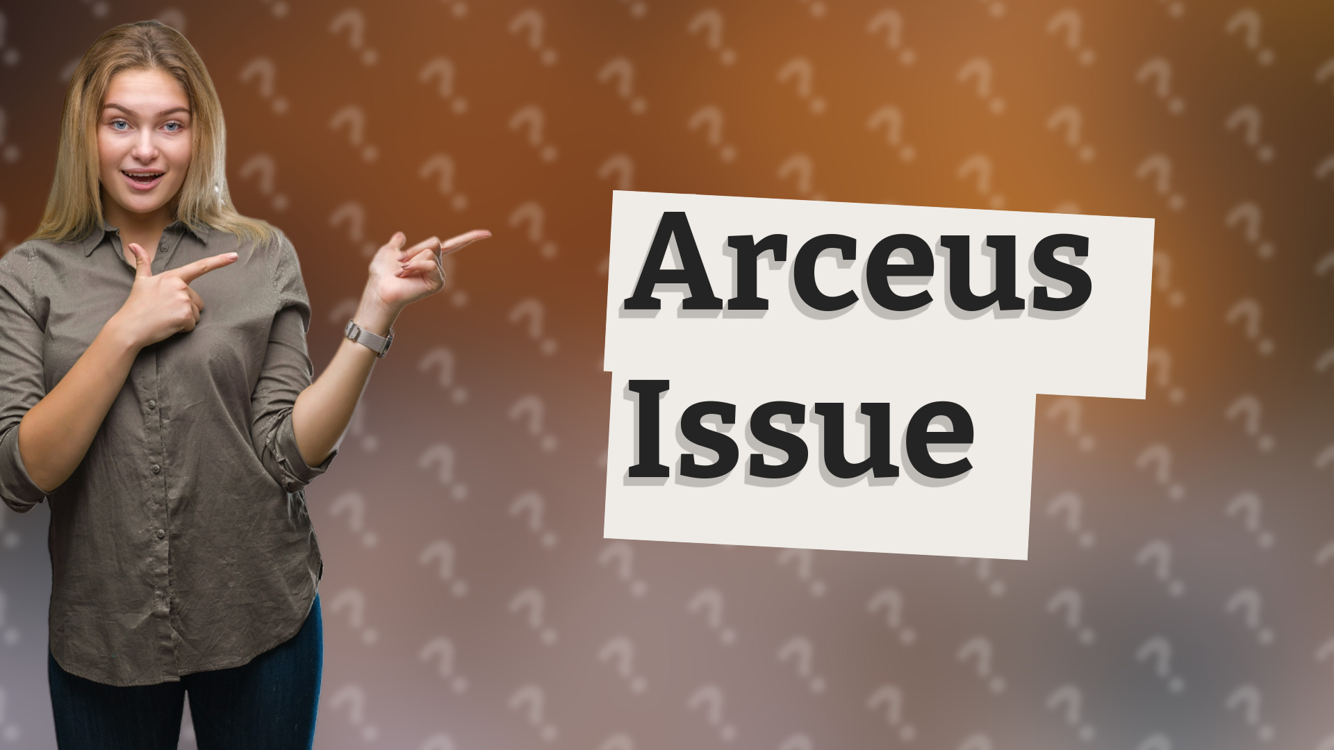 Arceus Issue