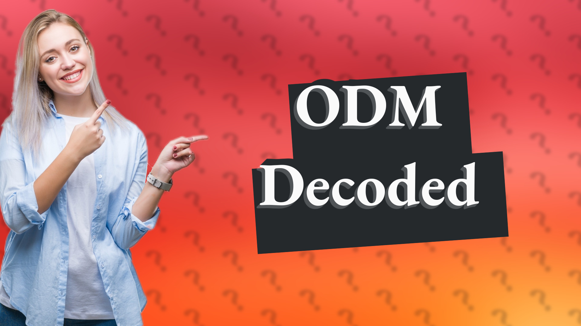 ODM Decoded