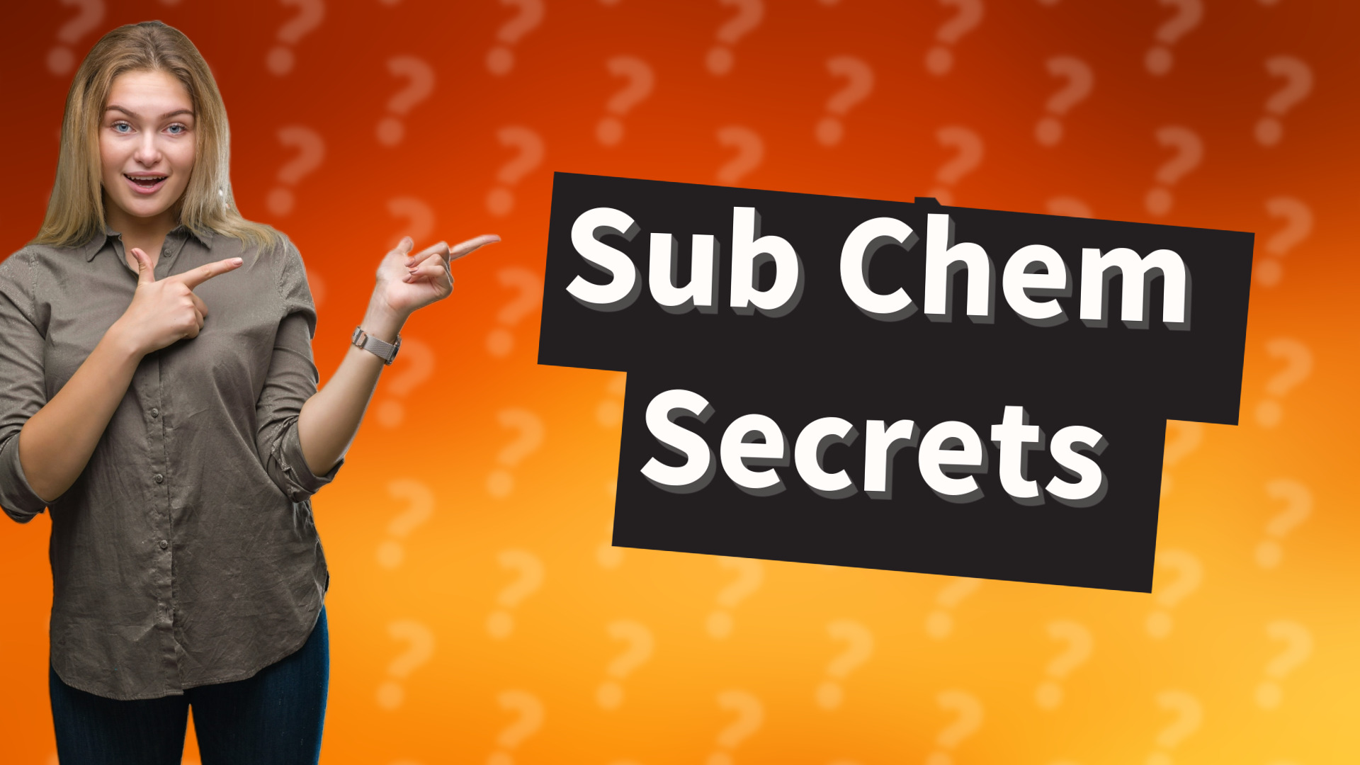 Sub Chem Secrets
