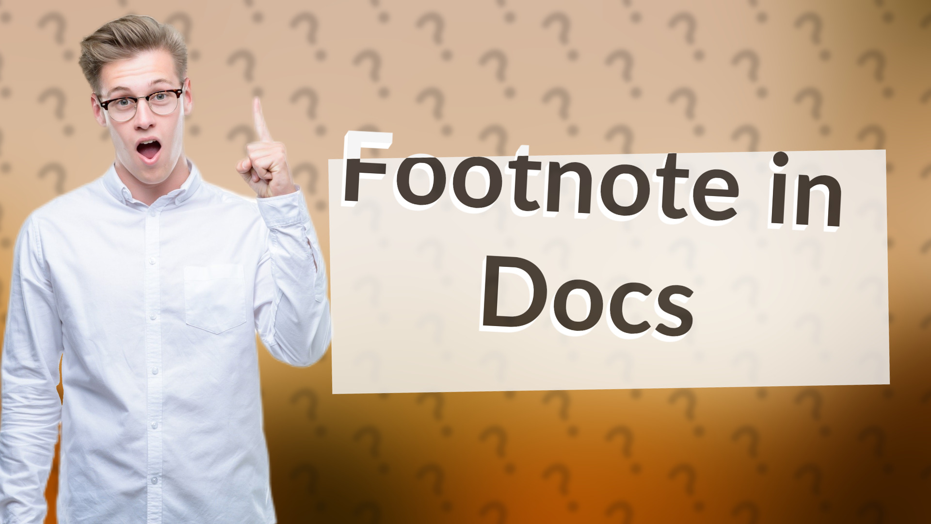 Footnote in Docs