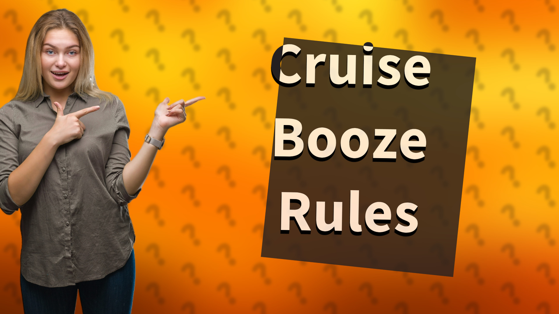 Cruise Booze Rules