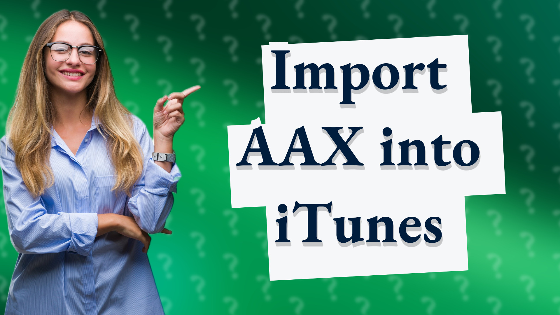 Import AAX into iTunes