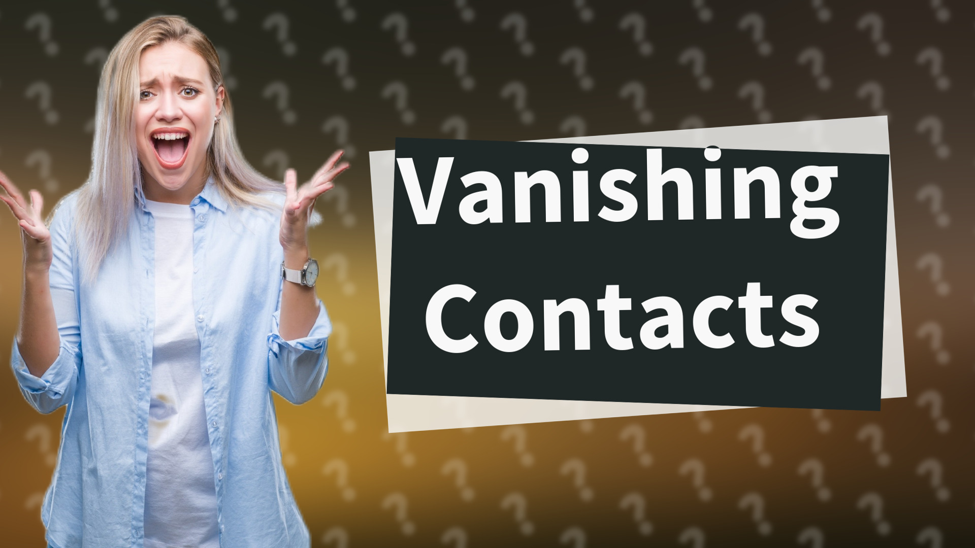 Vanishing Contacts