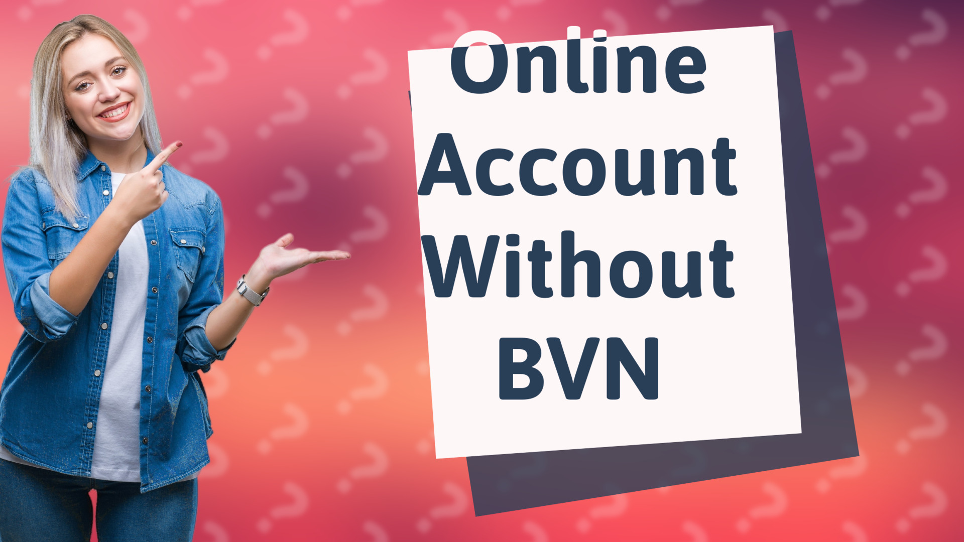 Online Account Without BVN